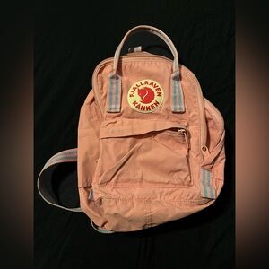 Pink small Fjallraven Kanken backpack